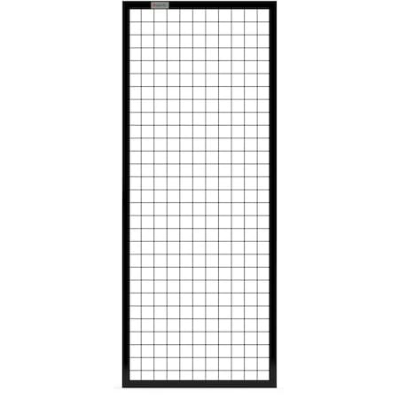 Global Industrial Machine Wire Guard Panel, 2'W, Black 800483BK